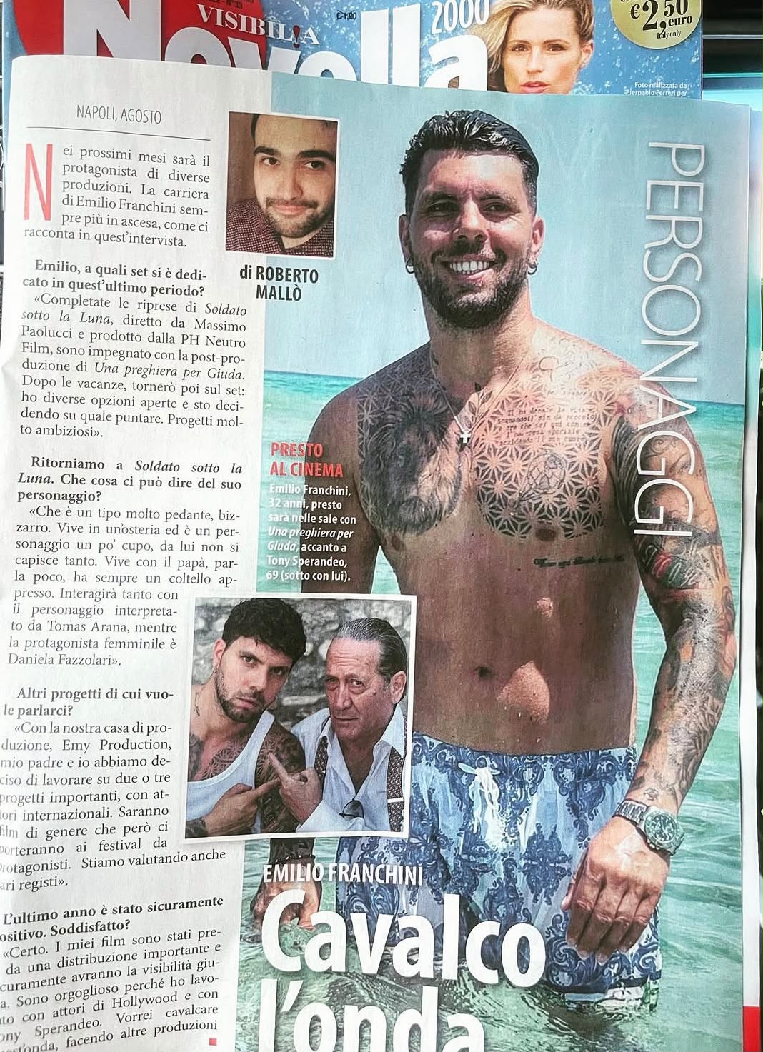 Intervista a Emilio Franchini su Novella 2000